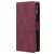 Mobigear Zipper Samsung Galaxy A71 Hoesje Bookcase Portemonnee - Rood