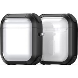 Mobigear Shockproof Apple AirPods 2 Hardcase Hoesje - Zwart