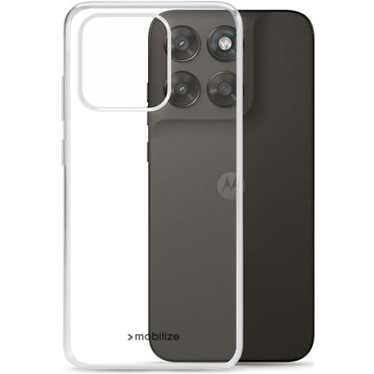 Mobilize Gelly Case Doorzichtig Motorola Moto G67 Hoesje Flexibel TPU Backcover - Transparant