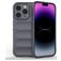 Mobigear Bumpy iPhone 15 Pro Hoesje Flexibel TPU Backcover - Charcoal