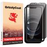 GrizzlyCoat Easy Fit iPhone 16e Glazen Screenprotector Privacy - Case Friendly + Installatie Frame