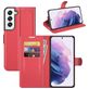 Mobigear Classic Samsung Galaxy S22 Hoesje Bookcase Portemonnee - Rood