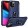 Mobigear Armor Ring iPhone 14 Pro Hoesje Hardcase Backcover Shockproof met Ringhouder - Blauw