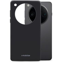 Mobilize Rubber Gelly OPPO Find X8 Pro Hoesje Flexibel TPU Backcover - Zwart