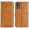 Mobigear Slim Magnet Motorola Moto G62 Hoesje Bookcase Portemonnee - Cognac
