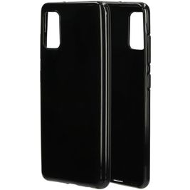 Mobiparts Classic Samsung Galaxy A41 Hoesje Flexibel TPU Backcover - Zwart