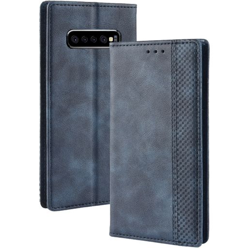 Mobigear Sensation Samsung Galaxy S10 Plus Hoesje Bookcase Portemonnee - Blauw