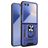 Mobigear Armor Ring Samsung Galaxy Z Flip 7 Hoesje Hardcase Backcover Shockproof met Ringhouder - Blauw
