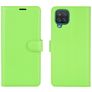 Mobigear Classic Samsung Galaxy A12 Hoesje Bookcase Portemonnee - Groen