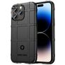 Mobigear Rugged Shield iPhone 14 Pro Hoesje Flexibel TPU Backcover Shockproof - Zwart