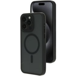 Mobiparts Hardcover iPhone 15 Pro Max MagSafe Hoesje Hardcase Backcover - Satin Black