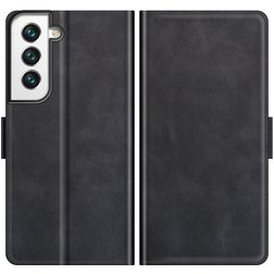 Mobigear Slim Magnet Samsung Galaxy S22 Hoesje Bookcase Portemonnee - Zwart
