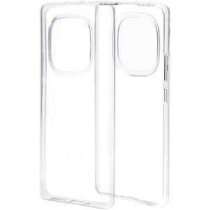 Mobiparts Classic Doorzichtig Xiaomi Redmi Note 14 Pro 5G Hoesje Flexibel TPU Backcover - Transparant