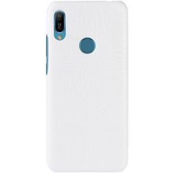 Mobigear Croco Huawei Y6 (2019) Hoesje Hardcase Backcover - Wit
