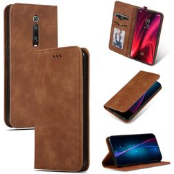 Mobigear Retro Slim Xiaomi Mi 9T Pro Hoesje Bookcase - Bruin