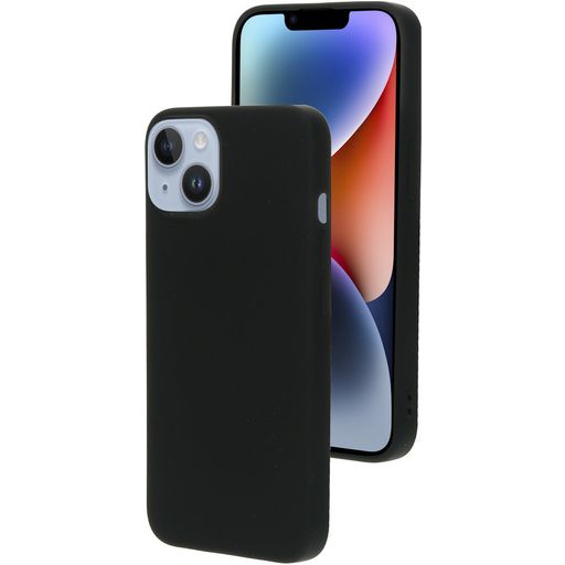 Mobiparts iPhone 14 Siliconen Hoesje Backcover - Zwart