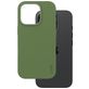 CARE by PanzerGlass Fashionable iPhone 16 Pro Siliconen MagSafe Hoesje Backcover - Groen