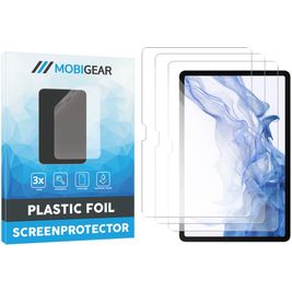 Mobigear Samsung Galaxy Tab S8 Plus Screenprotector Folie - Case Friendly (3-Pack)