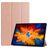 Mobigear Tri-Fold Lenovo Tab P11 Pro Gen 1 Hoes Bookcase - Rose Gold