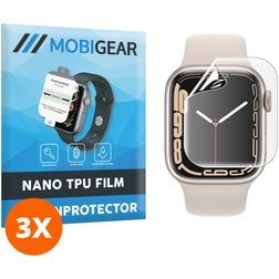 Mobigear Apple Watch - 41 mm Hydrogel TPU Screenprotector - Case Friendly (3-Pack)