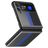 Mobigear Racing Samsung Galaxy Z Flip 3 Hoesje Hardcase Backcover - Zwart / Blauw