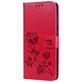 Mobigear Roses Samsung Galaxy A9 (2018) Hoesje Bookcase Portemonnee - Rood