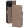 Mobiparts iPhone 16 Pro Max MagSafe Hoesje Echt Leer Uitneembare 2in1 Bookcase Portemonnee - Taupe