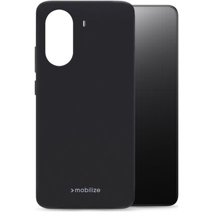 Mobilize Rubber Gelly POCO X7 Pro Hoesje Flexibel TPU Backcover - Zwart
