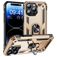 Mobigear Armor Ring iPhone 16 Pro Hoesje Hardcase Backcover Shockproof met Ringhouder - Goud