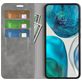 Mobigear Retro Slim Motorola Moto G82 Hoesje Bookcase Portemonnee - Grijs