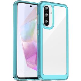 Mobigear Crystal Samsung Galaxy A56 Hoesje Hardcase Backcover - Blauw