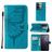 Mobigear Butterfly OPPO Reno 8 Pro 5G Hoesje Bookcase Portemonnee - Blauw