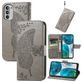 Mobigear Butterfly Motorola Moto G52 Hoesje Bookcase Portemonnee - Grijs
