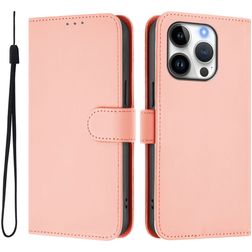 Mobigear Urban Wallet iPhone 16 Pro Hoesje Bookcase Portemonnee - Roze