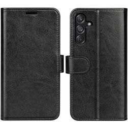 Mobigear Basic Samsung Galaxy M55 Hoesje Bookcase Portemonnee - Zwart