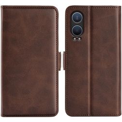 Mobigear Slim Magnet OnePlus Nord CE 4 Lite Hoesje Bookcase Portemonnee - Bruin