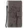 Mobigear Tree Samsung Galaxy S21 Hoesje Bookcase Portemonnee - Grijs