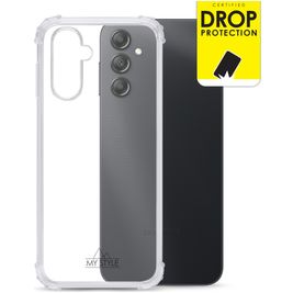 My Style Protective Flex Doorzichtig Samsung Galaxy A14 Hoesje Flexibel TPU Backcover Shockproof - Transparant