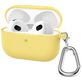 Mobigear Classic Apple AirPods 3 Hoesje Flexibel Siliconen - Geel