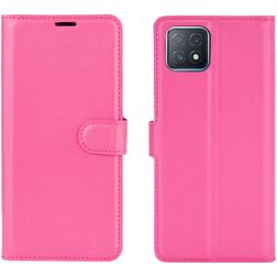 Mobigear Classic OPPO A73 5G Hoesje Bookcase Portemonnee - Magenta