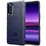 Mobigear Rugged Shield Sony Xperia 5 II Hoesje Flexibel TPU Backcover Shockproof - Blauw