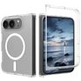 Mobigear Shockproof Doorzichtig iPhone Duo MagSafe Hoesje Hardcase Backcover - Transparant