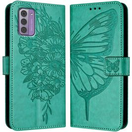 Mobigear Butterfly Nokia G42 Hoesje Bookcase Portemonnee - Groen