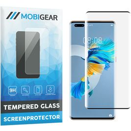 Mobigear Curved Huawei Mate 40 Pro Glazen Screenprotector - Case Friendly - Zwart