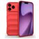 Mobigear Bumpy iPhone 18 Pro Max Hoesje Flexibel TPU Backcover - Rood