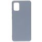 Mobiparts Samsung Galaxy A51 Siliconen Hoesje Backcover - Royal Grey