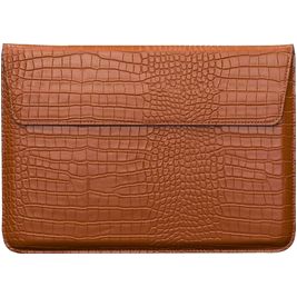 Mobigear Envelope Croco Laptop Sleeve 11 inch Laptop hoes - Bruin