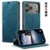 CaseMe 013 iPhone 17 Pro Hoesje Bookcase Portemonnee - Blauw