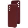 Mobiparts Samsung Galaxy A14 Siliconen Hoesje Backcover - Plum Red