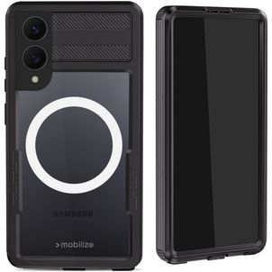 Mobilize Waterproof Samsung Galaxy S25 Edge Waterdicht MagSafe Hoesje Hardcase Backcover - Zwart